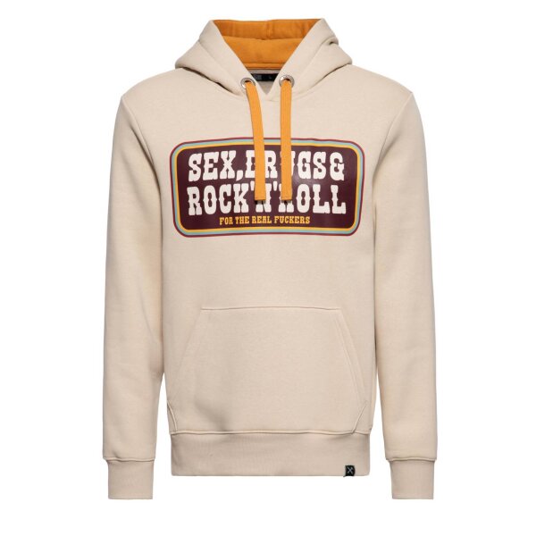 KING KEROSIN Hoodie Rock´N´Roll beige