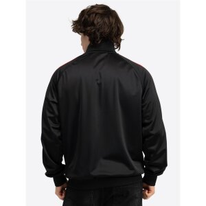 LONSDALE Bracklesham Trainingsjacke black/ dark red/ white