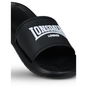 Lonsdale Naples Badeschuhe black/ white