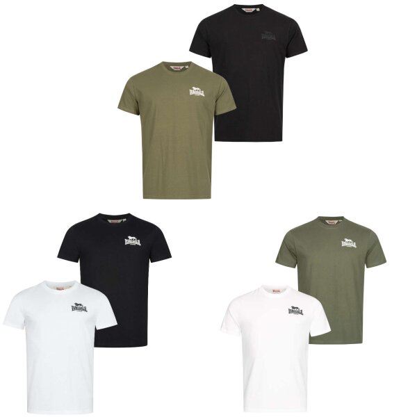 Lonsdale T-Shirt Blairmore Double Pack