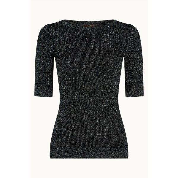 KING LOUIE Agnes Rib Top Spiro black