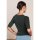 KING LOUIE Agnes Rib Top Spiro black