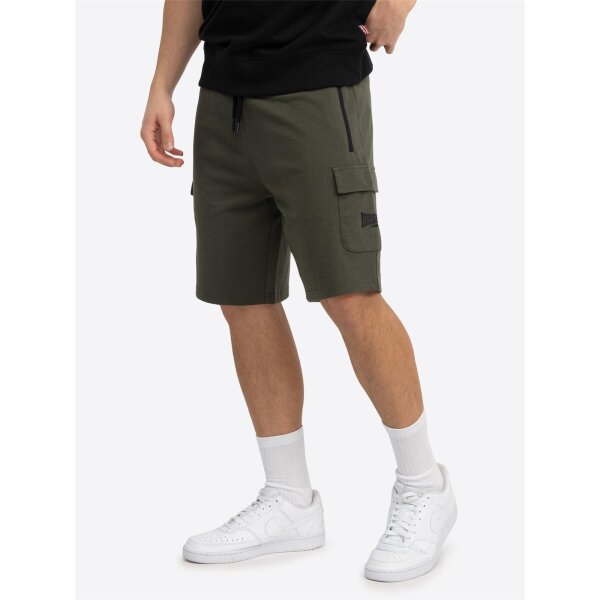 LONSDALE Totton Shorts olive/ black