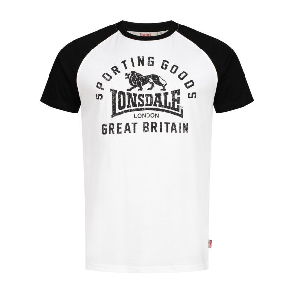 Lonsdale T-Shirt Trenance white/ black
