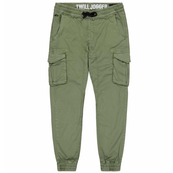 ALPHA INDUSTRIES Cotton Twill Jogger vintage green