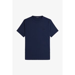 FRED PERRY Ringer-T-Shirt tennis blue