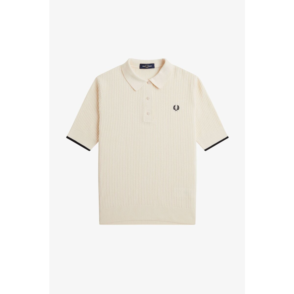 【再値引き】Fred PERRY Ribbed Polo Shirt 再値引き】Fred PERRY Ribbed Polo Shirt Fred Perry Ribbed