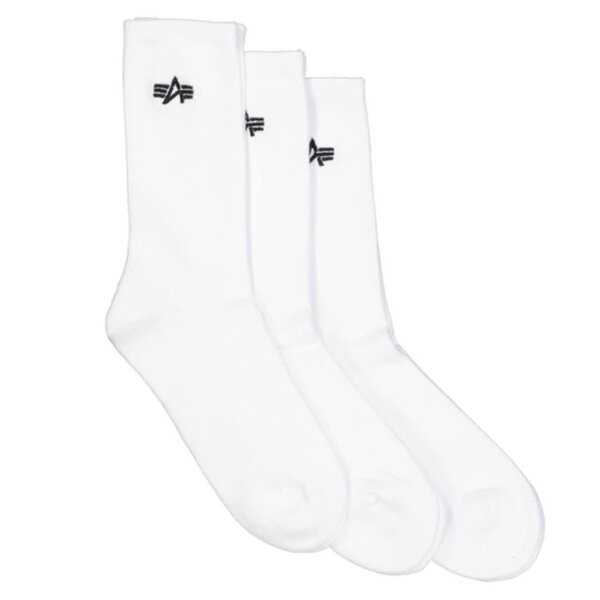 ALPHA INDUSTRIES Basic Socks 3 Pack white