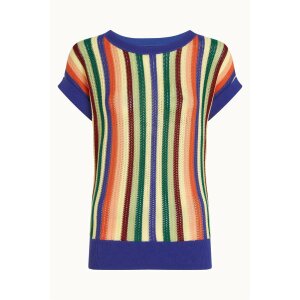 KING LOUIE Boatneck Top Molo bluing