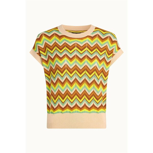 KING LOUIE Double V Top Mateo Knit jade green, 39,99 €