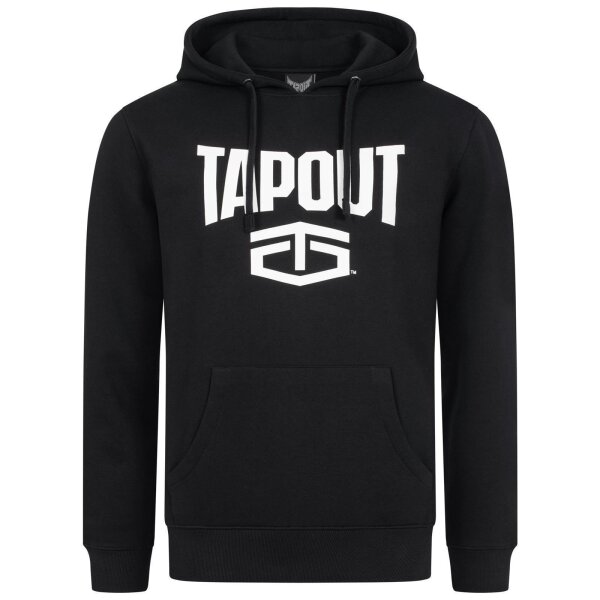 TAPOUT Active Basic Hoodie black/ white