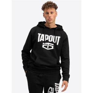 TAPOUT Active Basic Hoodie black/ white