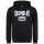 TAPOUT Active Basic Hoodie black/ white