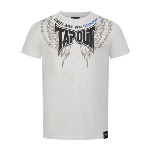 TAPOUT Tillusion Tee light grey/ black/ blue