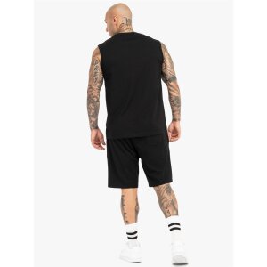TAPOUT Dorrisa Sleeveless T-shirt & Shorts Set black/ white/ red