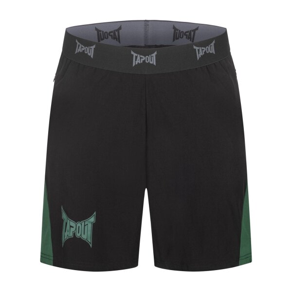 TAPOUT Training Shorts black/ green
