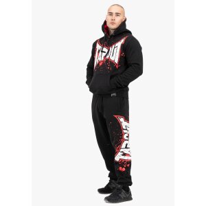 TAPOUT Splashing Jogger black/ red/ ecru
