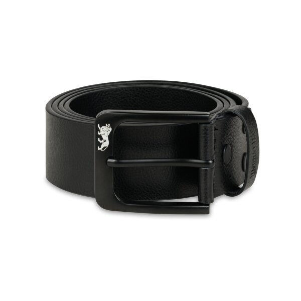 Lonsdale Coppull Leather Belt black