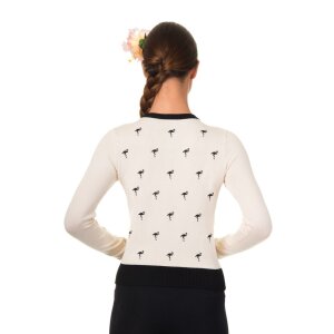 BANNED Golden Touch Cardigan white/ black