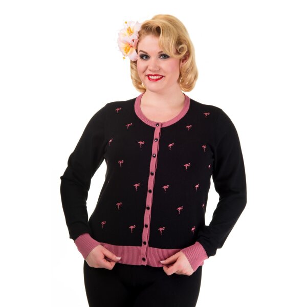 BANNED Golden Touch Cardigan black/ pink