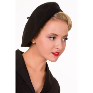 BANNED Vintage Claire Beret black