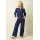 KING LOUIE Zip Jumpsuit Onyx Denim deep blue