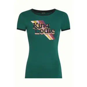 KING LOUIE Logo Tee botanical green