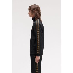 FRED PERRY Contrast Tape Track Jacket black/ shaded stone, 89,99 €