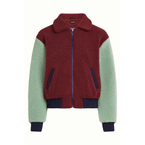 KING LOUIE Fay Jacket Teddy beet red