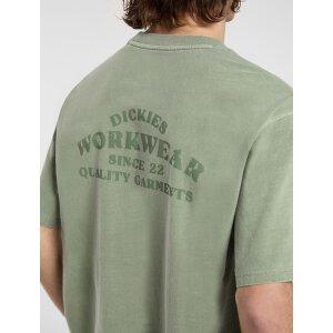 DICKIES Christiana Mid Weight Garment Dye T-Shirt black