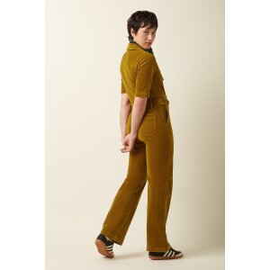 KING LOUIE Garbo Zip Jumpsuit Corduroy golden brown