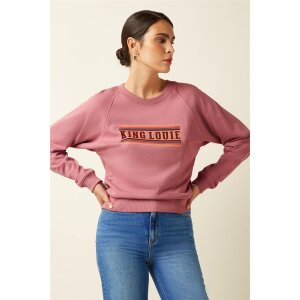 KING LOUIE Febe Sweater Peachy mesa pink