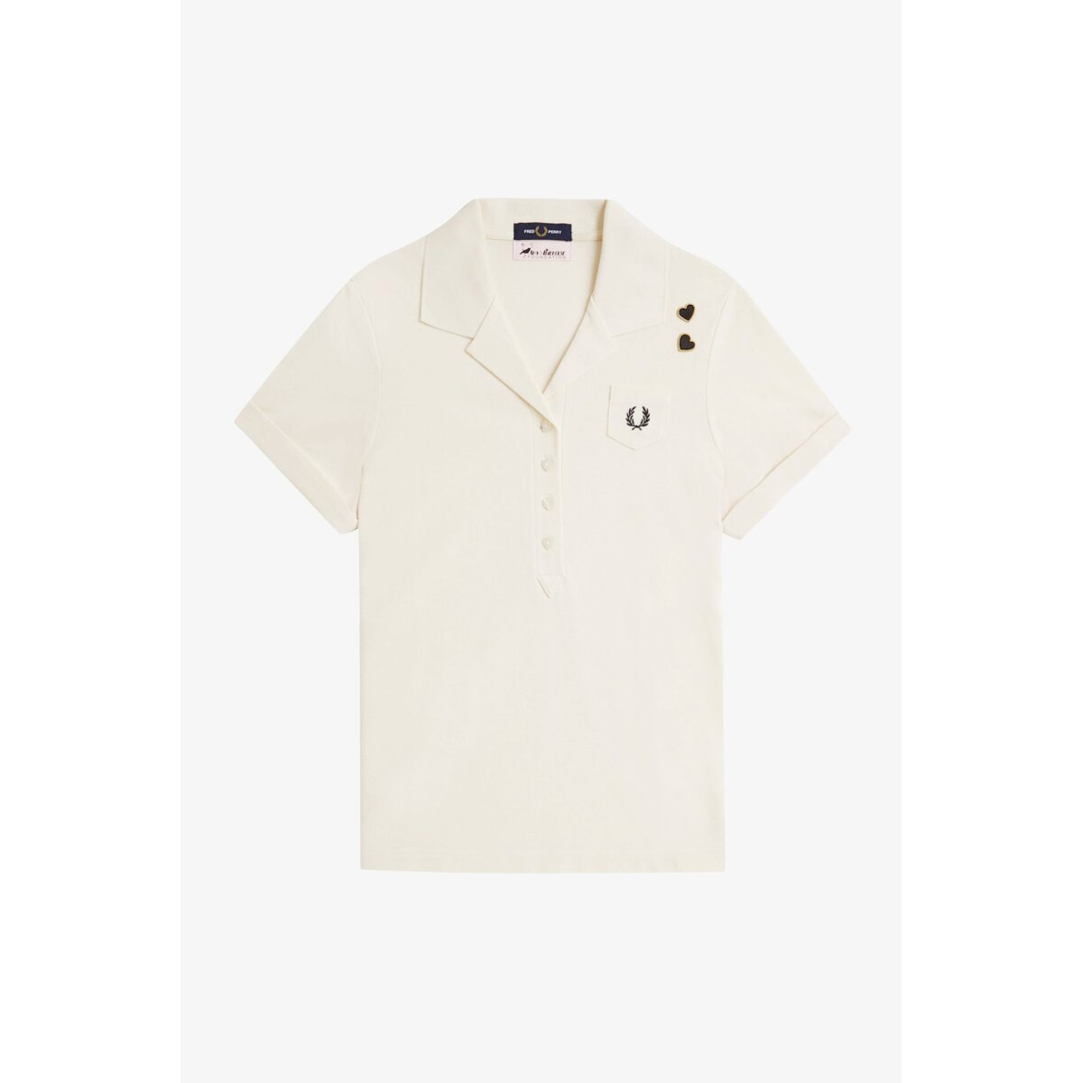 新品未使用FRED PERRY× Amy Winehouse ホワイトポロシャツ FRED PERRY AMY WINEHOUSE Pocket Detail Polo Shirt ecru, 70,99 €