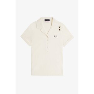 FRED PERRY AMY WINEHOUSE Poloshirt mit Tasche ecru