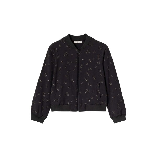 MADEMOISELLE YéYé Love Riot Bomber Jacket falling hearts