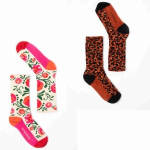 BLUTSGESCHWISTER Cotton Socks Sensational Steps