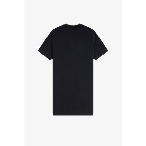 FRED PERRY Tipped Pique T-Shirt Dress black