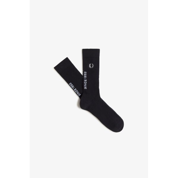 FRED PERRY Socken Mit Auffälligem Logo black