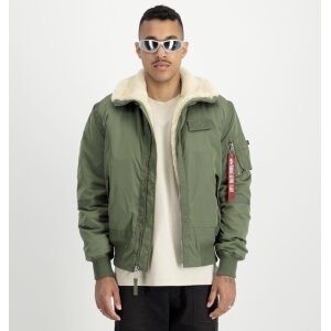 ALPHA INDUSTRIES B-15 III TT Two Tone Men Bomber Jacke sage green