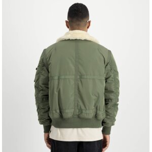 ALPHA INDUSTRIES B-15 III TT Two Tone Men Bomber Jacke sage green