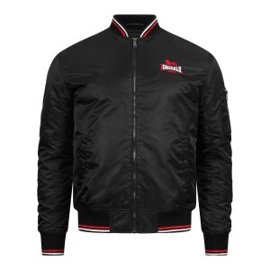 LONSDALE Carey Jacke black/ red/ white