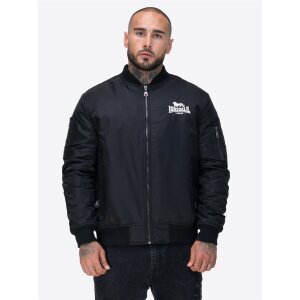 LONSDALE Ludford Jacke black/ white