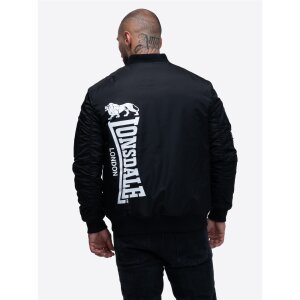 LONSDALE Ludford Jacket black/ whitek