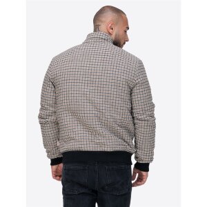 LONSDALE Classic Check Jacke beige/ black