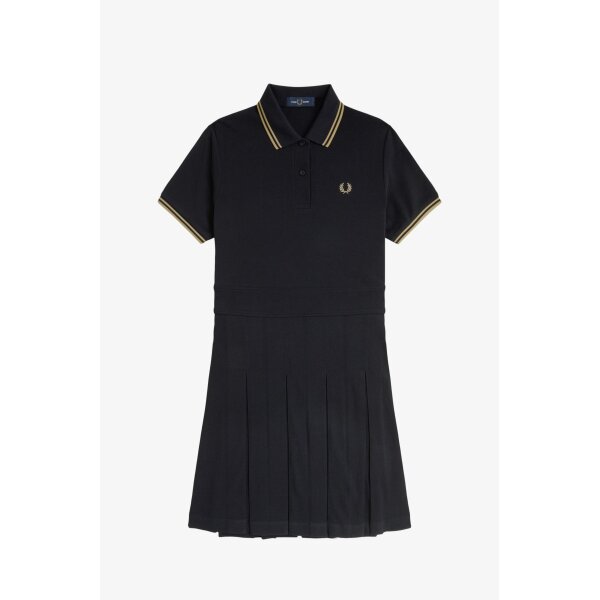 FRED PERRY / TIPPED PIQUE DRESS ブラック FRED PERRY Tipped Pleated Tennis Dress black, 114,99 €