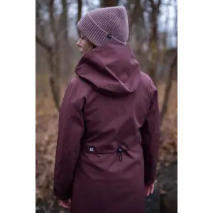 DANEFAE The Danedogwalker Raincoat dark merlot