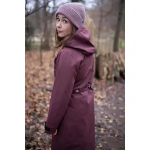 DANEFAE The Danedogwalker Raincoat dark merlot