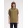FRED PERRY Twin Tipped Polo Shirt shaded stone/ ecru/ dark petrol