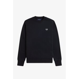 FRED PERRY Rundhals-Sweatshirt mit auffälligem...