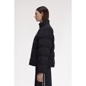 FRED PERRY Wattierte Jacke mit Raglanärmeln black